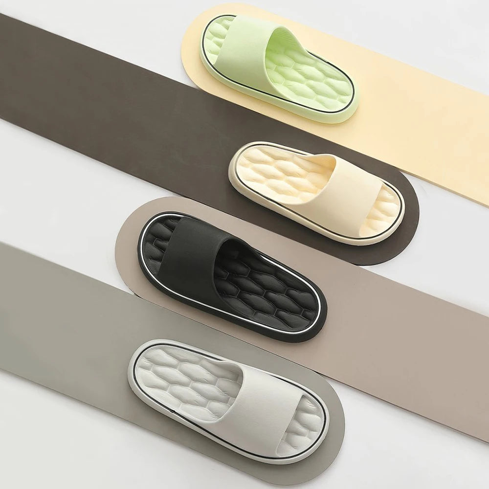 ZHIDA Zapatillas suaves súper ligeras Diapositivas simples de moda Zapatos elásticos EVA Zapatillas coloridas en la puerta Chanclas de baño