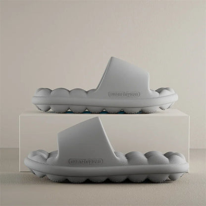 Zapatillas de verano antideslizantes de EVA para hombre y mujer, sandalias ligeras y acogedoras para el baño, zapatos para el hogar suaves para interiores, Unisex